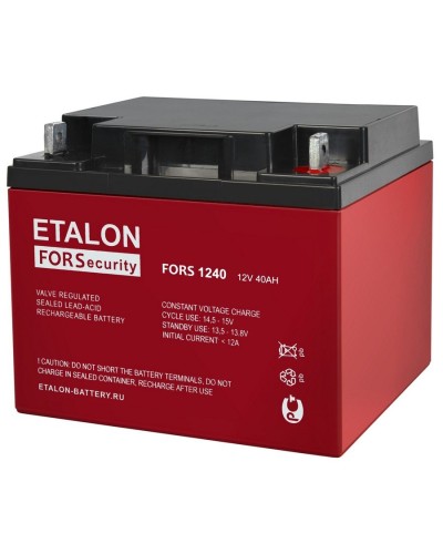 ETALON FORS 1240. Аккумулятор герметичный свинцово-кислотный. ETALON в Грозном