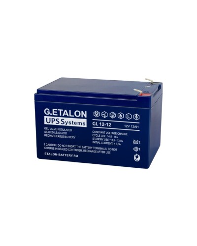 G.ETALON GL 12-12. Аккумулятор герметичный свинцово-кислотный. ETALON в Грозном