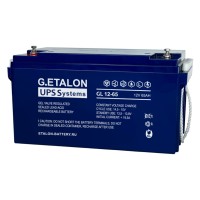 G.ETALON GL 12-65. Аккумулятор герметичный свинцово-кислотный. ETALON