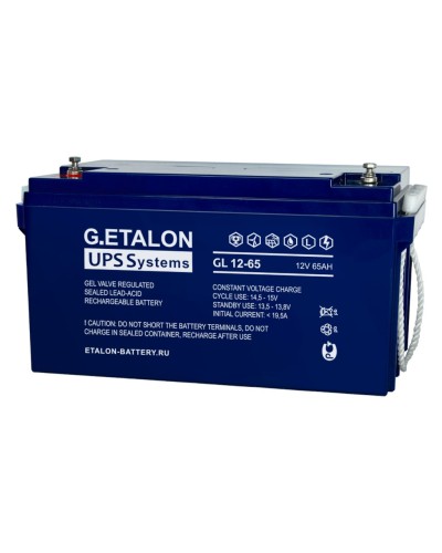 G.ETALON GL 12-65. Аккумулятор герметичный свинцово-кислотный. ETALON в Грозном