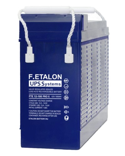 F.ETALON FTE 12-100 PRO X. Аккумулятор герметичный свинцово-кислотный. ETALON в Грозном