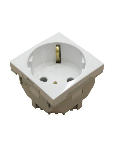 Розетка 2к+З (45х45), белая (45131 SBR): Розетка 2к+З в Грозном