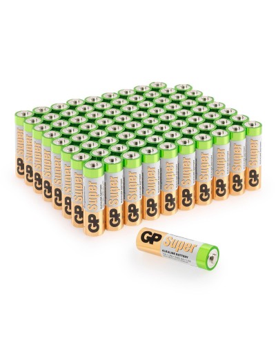 GP Super Alkaline 15A AA (GP 15A-2CRVS80), упак. 80 шт.. Алкалиновые батарейки. GP Batteries в Грозном