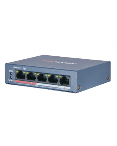 DS-3E0105P-E/M(B). Коммутатор с питанием POE. Hikvision в Грозном