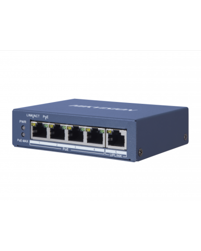 DS-3E0505P-E/M. Коммутатор с питанием POE. Hikvision в Грозном