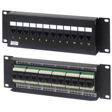 PPW-12-8P8C-C5e. Патч-панель. Hyperline