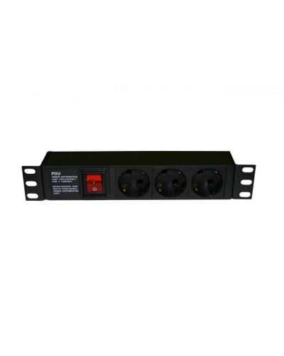 SHE10-3SH-S-IEC. Блок розеток 10. Hyperline в Грозном