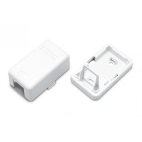 SBB3-1-WH. Корпус настенной розетки. Hyperline