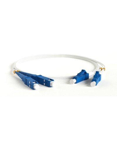 FC-D2-9A1-LC/UR-SC/UR-H-3M-LSZH-WH. Патч-корд волоконно-оптический LC-SC. Hyperline в Грозном