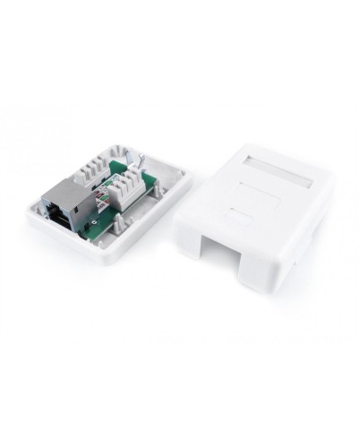 SB1-1-8P8C-C6-SH-WH. Розетка RJ-45. Hyperline в Грозном
