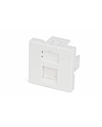 SIP2-1K-M45-45. Вставка 45х45 для 1 модуля формата Keystone Jack, со шторкой. Hyperline в Грозном