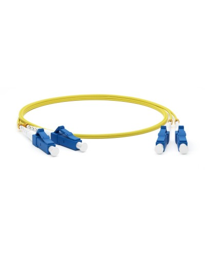 FC-D2-9-LC/UR-LC/UR-H-15M-LSZH-YL. Патч-корд волоконно-оптический одномодовый. Hyperline в Грозном