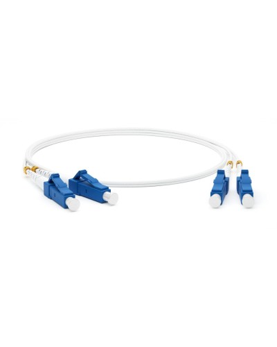 FC-D2-9A1-LC/UR-LC/UR-H-1M-LSZH-WH. Патч-корд волоконно-оптический LC-LC. Hyperline в Грозном