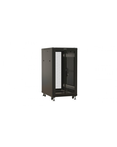 TTBR-1868-DD-RAL9004. Шкаф телекоммуникационный 19 напольный 18U. Hyperline в Грозном