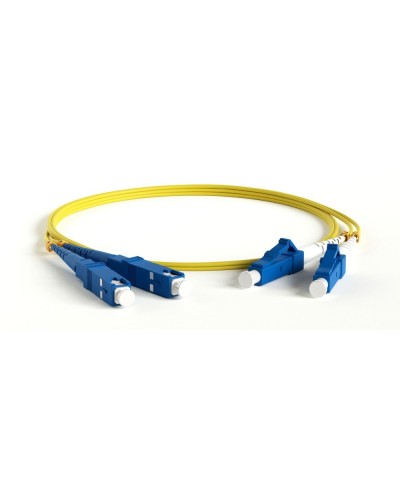 FC-D2-9-LC/UR-SC/UR-H-1M-LSZH-YL. Патч-корд волоконно-оптический LC/UPC-SC/UPC. Hyperline в Грозном