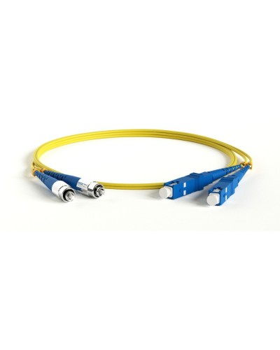 FC-D2-9-FC/UR-SC/UR-H-1M-LSZH-YL. Патч-корд волоконно-оптический SC-FC. Hyperline в Грозном