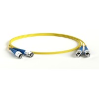 FC-D2-9-FC/UR-FC/UR-H-1M-LSZH-YL. Патч-корд волоконно-оптический FC-FC. Hyperline