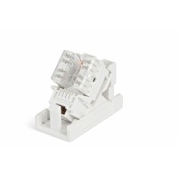 SIP2K-C5E-M45-22.5. Вставка 45х22,5 с наклонным модулем RJ-45 категории 5е. Hyperline