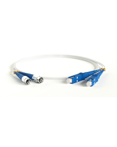 FC-D2-9A1-FC/UR-SC/UR-H-1M-LSZH-WH. Патч-корд волоконно-оптический SC-FC. Hyperline в Грозном