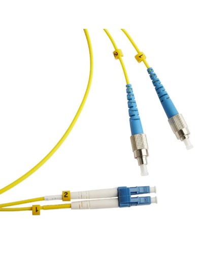 FC-D2-9-FC/UR-LC/UR-H-3M-LSZH-YL. Патч-корд волоконно-оптический FC/UPC-LC/UPC. Hyperline в Грозном