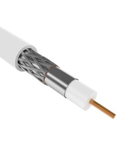 GENERICA RG6 CCS 75Ом FPE PVC белый (CC1-R6F1-111-300-G). Кабель коаксиальный омедненный. IEK в Грозном