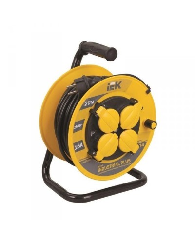 УК40 4 места, 40м (WKP15-16-04-40-44). Удлинитель на катушке Industrial plus. IEK в Грозном