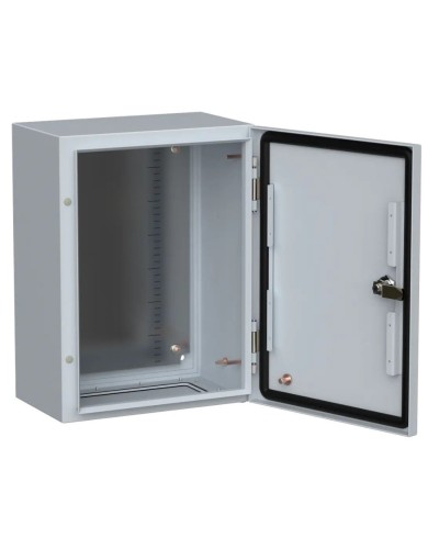 ЩМП-40.30.20 УХЛ1 IP66 400x300x200 TITAN 5 (TI5-10-N-040-030-020-66). Шкаф металлический с монтажной платой. IEK в Грозном