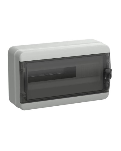 Корпус пластиковый КМПн-18 IP65 TEKFOR (TF5-KP72-N-18-65-K03-K02). Корпус модульный пластиковый черная прозрачная дверь. IEK в Грозном