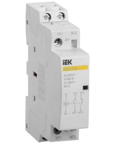 Контактор модульный КМ20-11M AC (MKK11-20-11). Контактор модульный. IEK в Грозном