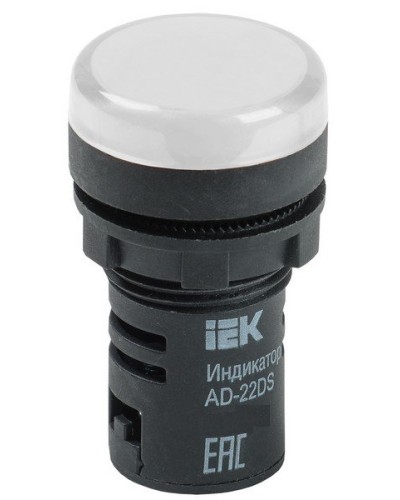 Лампа AD22DS (LED) матрица D22 мм 230В белый (BLS10-ADDS-230-K01). Светосигнальный индикатор. IEK в Грозном