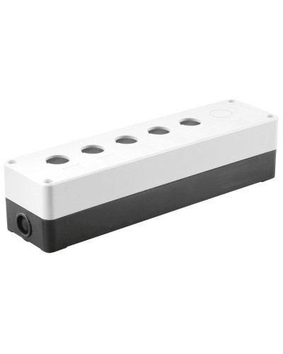 Корпус КП105(6) для кнопок 5(6) мест белый (BKP10-6-K01). Корпус для кнопочных постов. IEK в Грозном