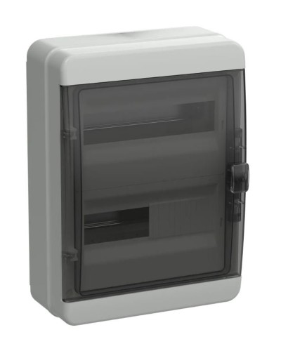 Корпус пластиковый КМПн-24 IP65 TEKFOR (TF5-KP72-N-24-65-K03-K02). Корпус модульный пластиковый черная прозрачная дверь. IEK в Грозном