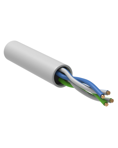 GENERICA U/UTP кат. 5E 24AWG 2 пары LSZH INDOOR белый (BC1-C5E02-128-305-G). Кабель «витая пара» (LAN) для структурированных систем связи. IEK в Грозном