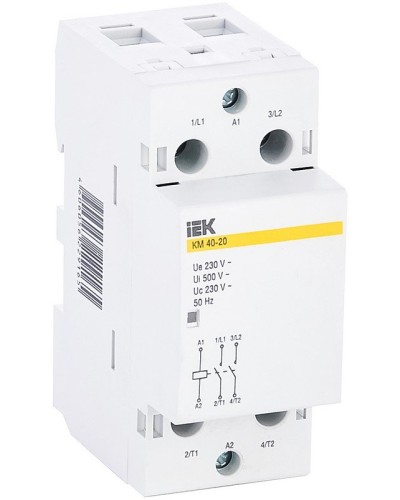 Контактор модульный КМ40-20 AC (MKK11-40-20). Контактор модульный. IEK в Грозном