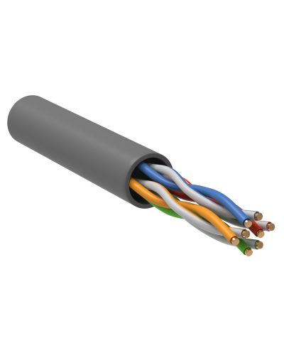 GENERICA U/UTP кат.5E 24AWG 4 пары LSZH серый (BC1-C5E04-121-305-R-G). Кабель «витая пара» (LAN) для структурированных систем связи. IEK в Грозном