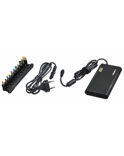 Блок питания Ippon SD90U автоматический 90W 15V-19.5V 11-connectors 4.5A 1xUSB 2.1A, LCD индикатор (705053). Блок питания. Ippon в Грозном
