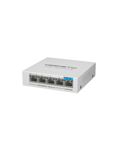 Keenetic KN-4610 (L2) 5х1Гбит/с 4PoE+ 60W. Коммутатор с PoE. KEENETIC в Грозном
