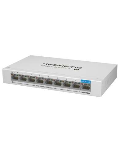 Keenetic KN-4710 (L2) 9х1Гбит/с 8PoE+ 120W. Коммутатор с PoE. KEENETIC в Грозном