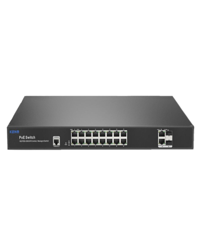 KN-SW1602SFP/M2. Коммутатор с питанием по PoE. KENO в Грозном