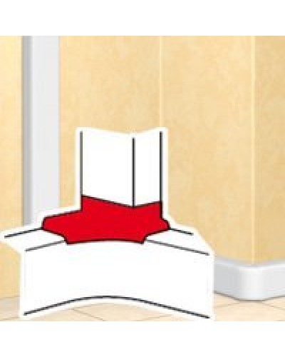 Отвод угловой для короба DLP 35х80/105, 50х80/150 (010763): Отвод угловой в Грозном