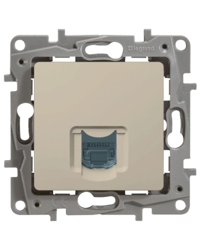 Розетка 5e, UTP, 1хRJ45, ETIKA, слоновая кость (672341). Розетка. LegranD в Грозном