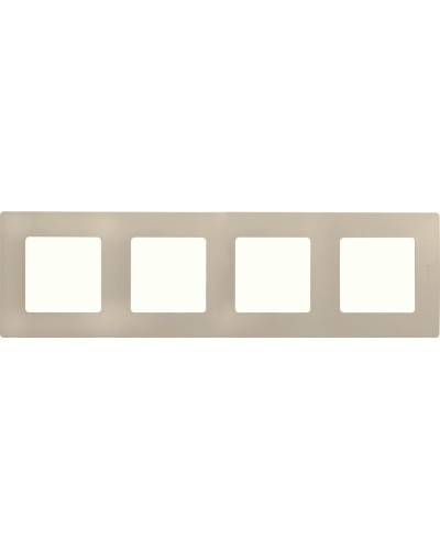 Рамка 4 поста ETIKA, слоновая кость (672514). Рамка. LegranD в Грозном