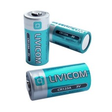 Элемент питания литиевый CR123A. Элемент питания. Livicom
