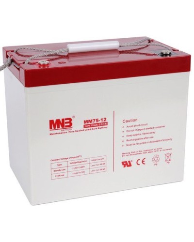 MNB MM 75-12. Аккумулятор герметичный свинцово-кислотный. MNB в Грозном