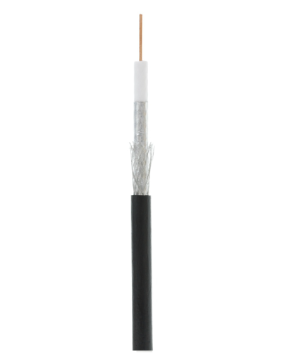 RG-6 CCS, Out, PE (UEC-C2-32123B-BK-3). Кабель коаксиальный омедненный. NETLAN в Грозном