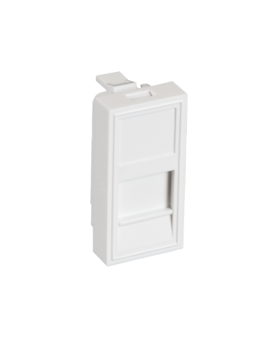 EC-IMH-1-WT-10 (10шт). Вставка 45x45 (Mosaic) для 1 модуля Keystone Jack. NETLAN в Грозном