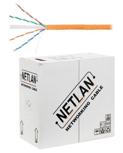U/UTP 4pair, Cat6, Solid, In, LSZH (EC-UU004-6-LSZH-OR). Кабель «витая пара» (LAN) для структурированных систем связи. NETLAN в Грозном