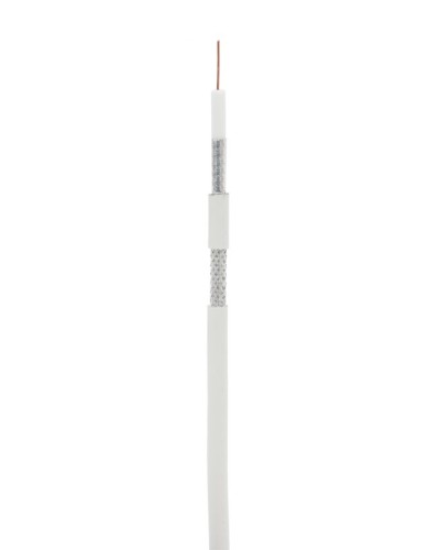 RG-6 CCS, In, PVC (EC-C2-32123A-WT-1). Кабель коаксиальный омедненный. NETLAN в Грозном