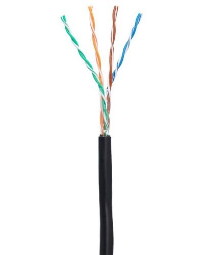 U/UTP 4pair, Cat5е, Out, PE (EC-UU004-5E-PE-BK). Кабель «витая пара» (LAN) для структурированных систем связи. NETLAN в Грозном