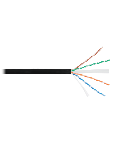 U/UTP 4pair, Cat6a, Solid, In/Out, нг(А)-HF (NMC 4155C-BK). Кабель «витая пара» (LAN) для структурированных систем связи. NIKOMAX в Грозном